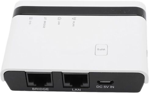 USB Print Server 4 Port, 10/100Mbps LAN and 2.4G Wireless Printer Sharing Hub for Home Office Network (US Plug) in Saudi Arabia