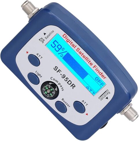 Portable Digital TV Satellite Finder, Built in Amplifier LED Display with Electronic Buzzer & Compass, for Satellite Receiving Antennas 950 2150MHz in Saudi Arabia
