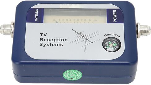 Generic TV Signal Finder, TV Antenna Strength Antenna Meter Digital Aerial Terrestrial Signal Strength Meter with Excellent Sensitivity, Ideal for Home Use in Saudi Arabia