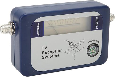 Generic TV Signal Finder, TV Antenna Strength Antenna Meter Digital Aerial Terrestrial Signal Strength Meter with Excellent Sensitivity, Ideal for Home Use in Saudi Arabia