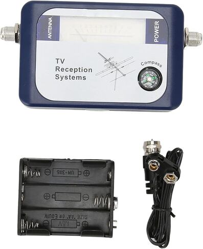 Generic TV Signal Finder, TV Antenna Strength Antenna Meter Digital Aerial Terrestrial Signal Strength Meter with Excellent Sensitivity, Ideal for Home Use in Saudi Arabia