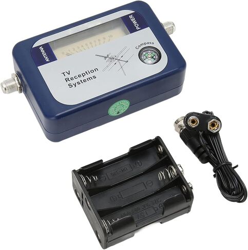 Generic TV Signal Finder, TV Antenna Strength Antenna Meter Digital Aerial Terrestrial Signal Strength Meter with Excellent Sensitivity, Ideal for Home Use in Saudi Arabia