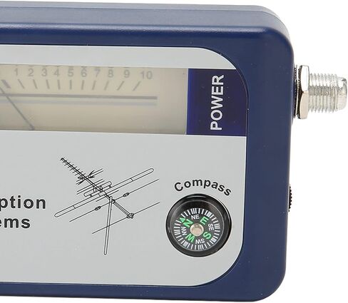 Generic TV Signal Finder, TV Antenna Strength Antenna Meter Digital Aerial Terrestrial Signal Strength Meter with Excellent Sensitivity, Ideal for Home Use in Saudi Arabia