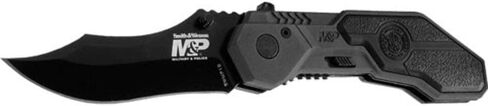 سميث اند ويسون M&P SWMP1B 7.1 بوصة سكين قابل للطي عالي الكربون SS مع شفرة مشبك 2.9 بوصة ومقبض ألومنيوم للتكتيكية والبقاء وEDC in Kuwait