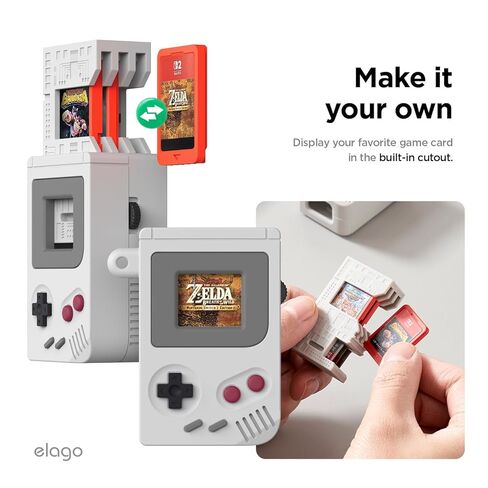 elago Switch Game Case Compatible with Nintendo Switch 2/OLED/LITE Games & Micro SD Cards, Switch 2 Game Card Holder Cartridge Case with 3 Game Card Storage (NW5) in Saudi Arabia