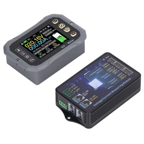 600A Battery Monitor, Voltmeter Coulometer, Battery Monitor Color LCD Display APP Control Voltage Current Measuring Module with Shunt, Battery Testers in Saudi Arabia