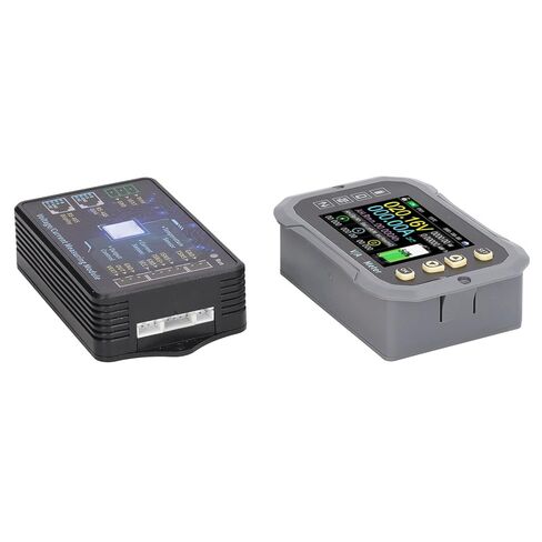 600A Battery Monitor, Voltmeter Coulometer, Battery Monitor Color LCD Display APP Control Voltage Current Measuring Module with Shunt, Battery Testers in Saudi Arabia