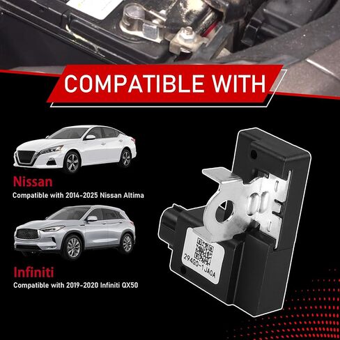 Automotive Battery Main Current Sensor Compatible with 2014-2025 Nissan Altima 2019-2020 Infiniti QX50 Replaces 294G0-1JA0A 294G01JA0A in Saudi Arabia