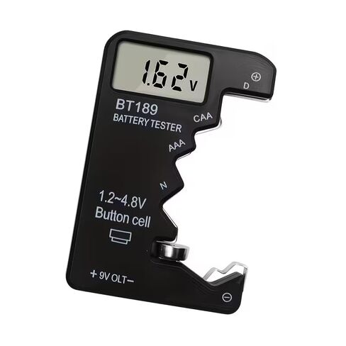 BT189 Digital Battery Tester with LCD Display – Battery Capacity Tester for AA AAA C D 9V Button Cell Batteries, Portable Battery Checker, Universal Household Battery Power Test Tool in Saudi Arabia