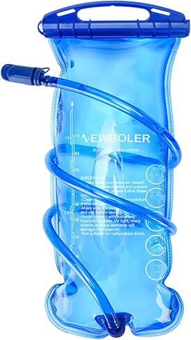 Hydration Bladder, 1.5L2L3L Water Bladder for Hiking Backpack Leak Proof Water Reservoir Storage Bag, BPA-Free Water Pouch Hydration Pack for Camping Cycling Running, Blue in Saudi Arabia
