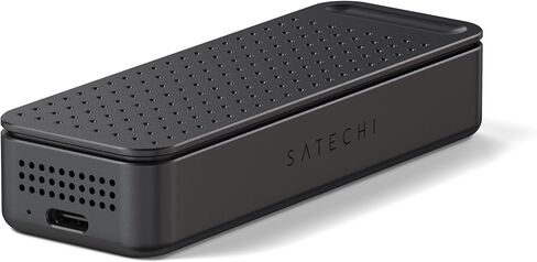 حاوية Satechi DotDisk™ بسرعة 80 جيجابت في الثانية M.2 NVMe SSD، حاوية ألومنيوم عالية السرعة مع نقل بيانات فائق السرعة، تصميم تبريد نشط لمساحات العمل الحديثة، فضي in Saudi Arabia