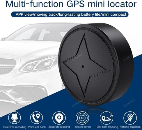 جهاز تعقب GPS للمركبات، بدون اشتراك، جهاز تعقب GPS مغناطيسي قوي لمكافحة فقدان المركبات، أصغر محدد موقع في الوقت الفعلي، جهاز تتبع GPS صغير مضاد للسرقة مع تطبيق مجاني، ترقية 2026 (موديل PG12-6) in Kuwait