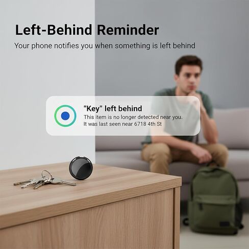 جهاز تعقب السيارة متوافق مع Apple Find My (iOS فقط) جهاز تتبع GPS مع حافظة مغناطيسية مخفية، محدد موقع مضاد للسرقة، بدون اشتراك، شبكة عالمية مقاومة للماء لأصول أسطول المركبات والشاحنات in Kuwait