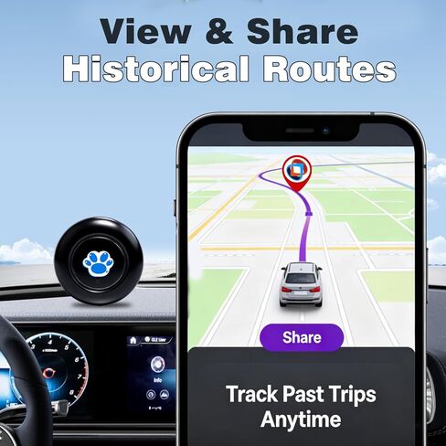 جهاز تعقب GPS للمركبات، جهاز تعقب GPS للمركبات بدون اشتراك بدون رسوم شهرية، جهاز تعقب GPS محمول للسيارة والأطفال والكلاب والشاحنات وجهاز تتبع GPS مغناطيسي in Kuwait