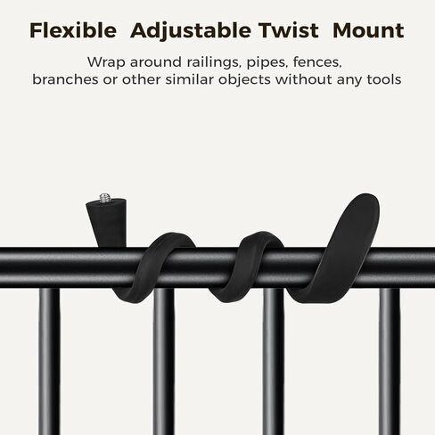 Silicone Camera Mount for Baby Monitor - Flexible Arm Bracket, Sturdy Holder for Crib/Cot/Shelves, No Tools Needed, Wall Damage-Free Installation in Saudi Arabia