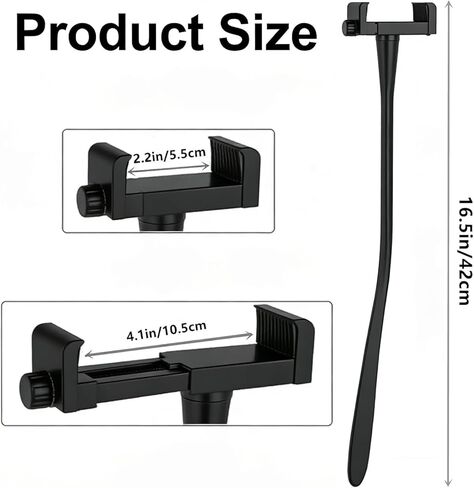 Silicone Camera Mount for Baby Monitor - Flexible Arm Bracket, Sturdy Holder for Crib/Cot/Shelves, No Tools Needed, Wall Damage-Free Installation in Saudi Arabia