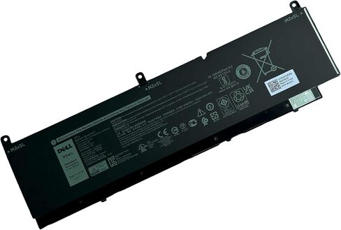 DELL PKWVM 11.4V 95Wh 6-Cell Notebook Battery For Dell Precision 7550 7560 7750 7760 Series Laptop P44E P93F P44E001 P44E002 P93F001 P/N: PKWVM 0CR72X CR72X 068N03 0447VR3V 447VR CPA-447VR 017C86 in Saudi Arabia