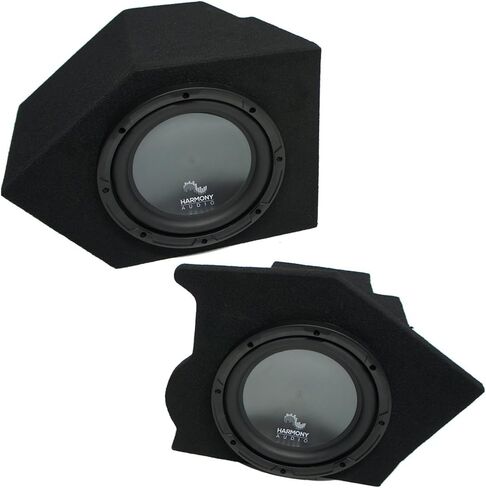Harmony Audio Compatible with 1993-2002 Chevy Camaro Coupe Rear Pocket R104 Dual 10" Sub Box Enclosure in Saudi Arabia