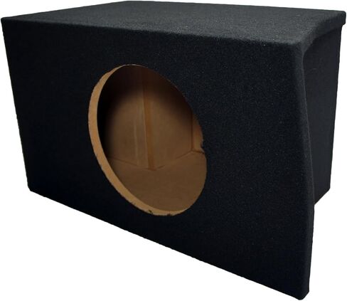 Alpine Compatible with 2005-2014 Ford Mustang Trunk Corner Sealed Single 10" W10S4 Loaded Subwoofer Stereo Sub Box Enclosure Car Audio Bundle 250W RMS 4 Ohm in Saudi Arabia