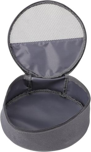 SUPVOX Camping Dish Bag Outdoor Tableware Container with Mesh Grid Organizer and Zipper Closure Portable Plate Storage Bag 8.66X8.66X2.36 Inch for Hiking Picnic and Camping in Saudi Arabia