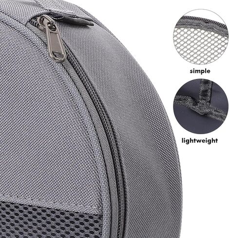 SUPVOX Camping Dish Bag Outdoor Tableware Container with Mesh Grid Organizer and Zipper Closure Portable Plate Storage Bag 8.66X8.66X2.36 Inch for Hiking Picnic and Camping in Saudi Arabia