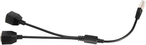 RJ45 1 ذكر إلى 2 أنثى كابل إيثرنت الفاصل لـ Super Cat5، Cat6، Cat7 LAN إيثرنت تمديد كابل محول in Kuwait