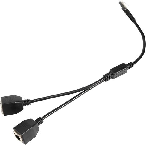 RJ45 1 ذكر إلى 2 أنثى كابل إيثرنت الفاصل لـ Super Cat5، Cat6، Cat7 LAN إيثرنت تمديد كابل محول in Kuwait