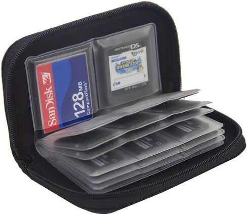 Memory Card Case - Fits up to 22x SD, SDHC, Micro Mini SD - Holder with 22 Slots in Saudi Arabia