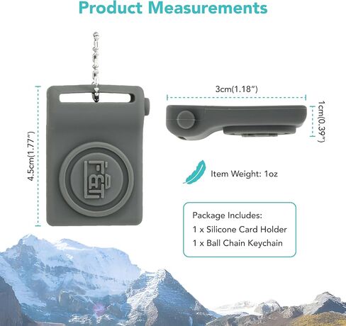 Foto&Tech Silicone SD Memory Card Holder Sleeve, Mini Camera-Shaped SD Card Storage, Camera Strap Mountable, Lug Ring Compatible, Gift for Photographers in Saudi Arabia