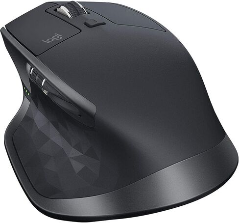 Logitech MX Master 2S Wireless Mouse with Flow Cross-Computer Control and File Sharing for PC and Mac, Graphite in Saudi Arabia