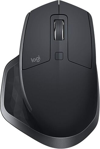 Logitech MX Master 2S Wireless Mouse with Flow Cross-Computer Control and File Sharing for PC and Mac, Graphite in Saudi Arabia