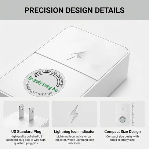 4 Pack Stopwatt SmartPlug Device, Stop Watt Device Plug-in for Home & Office US Plug 90V-250V 30KW in Saudi Arabia