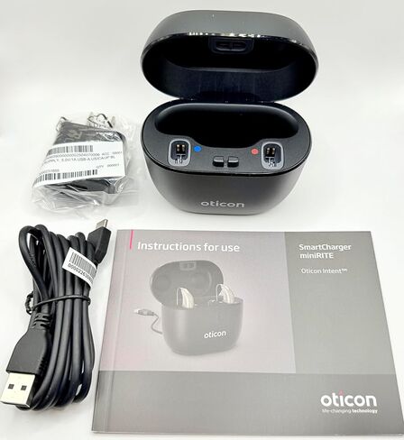 شاحن Oticon Intent الذكي - متوافق مع أدوات السمع Oticon Intent MiniRITE فقط in Kuwait