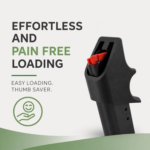 أداة تحميل المجلات لجهاز SIG Sauer P365 مقاس 9 مم - أداة مساعدة سهلة التحميل - تصميم موفر للإبهام - ملحق محمل سرعة إعادة التحميل السريع - عبوة من قطعتين in Kuwait