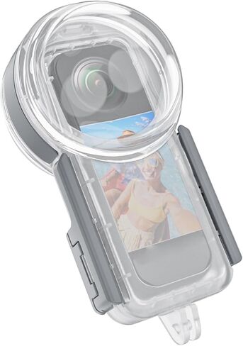 حافظة غوص لهاتف Insta 360 X5، حافظة مقاومة للماء بطول 50 متر/165 قدم تحت الماء، غطاء حماية للتصوير الفوتوغرافي، مع حشوة مضادة للضباب in Kuwait
