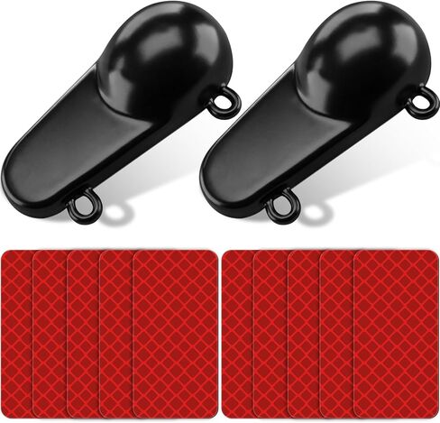 LEIFIDE 2 Pcs Downrigger Weights 4 lb Pancake Oval Coated Ball Fishing Downriggers Sinkers with Red Flash Vinyl-Coated Trolling Weights for Salmon Trout Boat Marine Accessories in Saudi Arabia