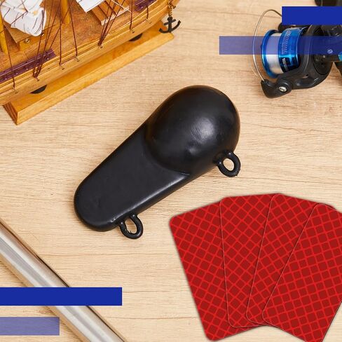 LEIFIDE 2 Pcs Downrigger Weights 4 lb Pancake Oval Coated Ball Fishing Downriggers Sinkers with Red Flash Vinyl-Coated Trolling Weights for Salmon Trout Boat Marine Accessories in Saudi Arabia