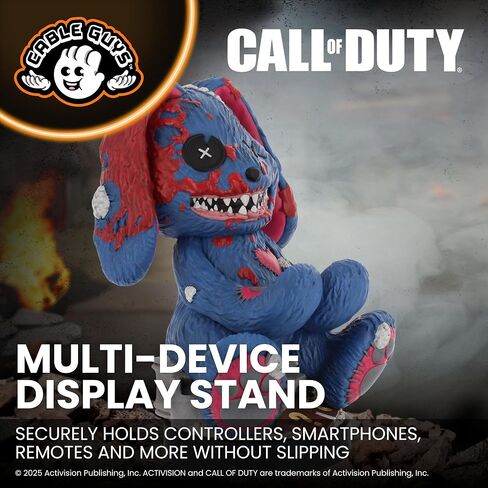 حامل وحدة التحكم وحامل الهاتف Cable Guys Call of Duty Mr Peeks - ملحقات إعداد الألعاب للمكتب وغرفة الألعاب، حامل وحدة التحكم المتوافق مع أجهزة Xbox وPlayStation ومعظم وحدات التحكم في الألعاب القياسية in Kuwait