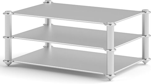 DoukAudio Aluminum Audio Rack Stand: Multi Layer Desktop HiFi Shelf for Amplifier Preamp DAC Ventilated Modular Storage Rack CNC Build Home Studio Setup in Saudi Arabia