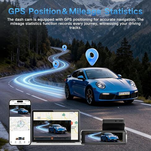 كاميرا أمامية وخلفية بدقة 4K، كاميرا سيارة بقناتين مع نظام تحديد المواقع العالمي (GPS) مدمج بسرعة 5.8 جيجا هرتز، وشاشة IPS مقاس 3.5 بوصة، وبطاقة 64 جيجابايت متضمنة، وزاوية واسعة 170 درجة، ورؤية ليلية، ومراقبة ركن السيارة على مدار 24 ساعة للسيارات in Saudi Arabia