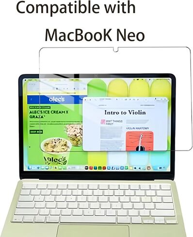 واقيات شاشة من الزجاج المقوى متوافقة مع أجهزة MacBook Neo، مقاس 13 بوصة مضادة للخدش، خالية من الفقاعات، صلابة 9H in Saudi Arabia