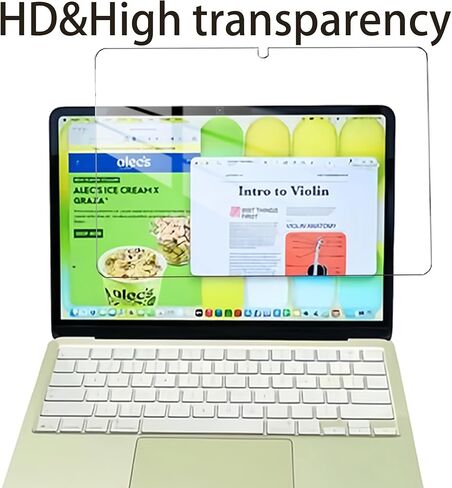 واقيات شاشة من الزجاج المقوى متوافقة مع أجهزة MacBook Neo، مقاس 13 بوصة مضادة للخدش، خالية من الفقاعات، صلابة 9H in Saudi Arabia