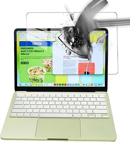 واقيات شاشة من الزجاج المقوى متوافقة مع أجهزة MacBook Neo، مقاس 13 بوصة مضادة للخدش، خالية من الفقاعات، صلابة 9H in Saudi Arabia