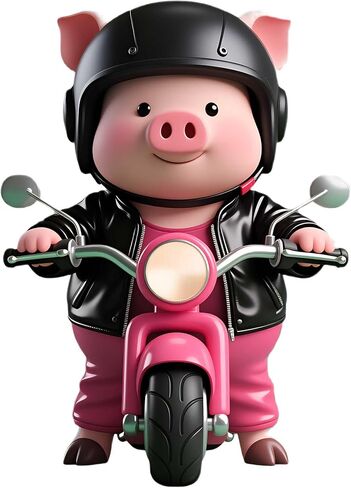 2pcs Acrylic Pig Riding Scooter Cable Protector, Type-C Compatible, Anti-Break Data Cable Cover, Beautiful and Durable Charging Cable Protective Case, Perfectly Ideal Clear in Saudi Arabia