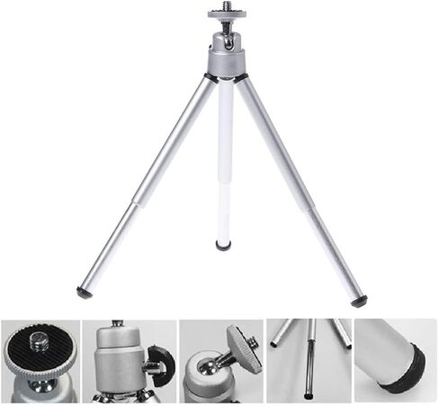 Lightweight Desktop Camera Tripod Stand, Flexible Aluminum Legs with 360° Rotation for DSLR Camcorder Travel in Saudi Arabia