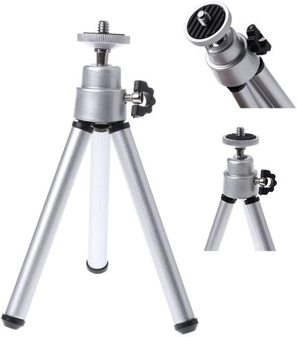 Lightweight Desktop Camera Tripod Stand, Flexible Aluminum Legs with 360° Rotation for DSLR Camcorder Travel in Saudi Arabia