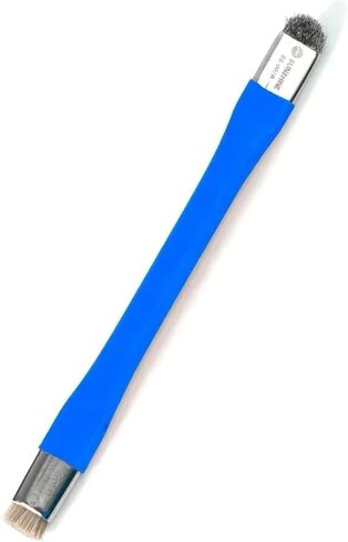 2Pcs Double Head ESD Safe Brush, Anti-Static Phone Motherboard PCB Cleaning Brush for Mobile Phone PC Repair Electronic Components Circuit Board IC Clean Remove Glue Tools,Blue in Saudi Arabia