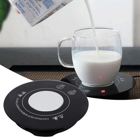 Generic USB Electric Cup Warmer Cooler, Dual Purpose Fast Cooling Heating Coaster, Constant Temperature Cup Warmer with Intelligent Touch Switch, Ideal for Home Office Beer Beverage in Saudi Arabia