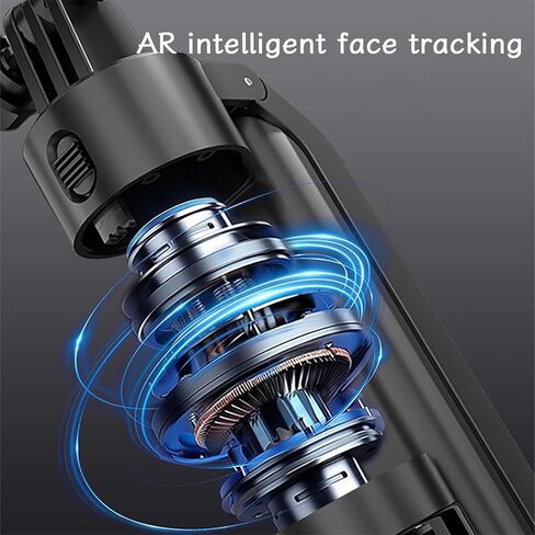 C12C AI Tracking Selfie Stick Tripod, Auto-Follow Magnetic Phone Mount for Vlog Live Video, 72" Extendable Bluetooth Remote Tripod Stand for iPhone Android, YouTube TikTok Streaming in Saudi Arabia