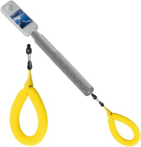 Waterproof Action Camera Float Strap for Combination of Invisible Selfie Stick (10″-60″) & Insta360 X5/X4/X3/Ace Pro 2 in Saudi Arabia